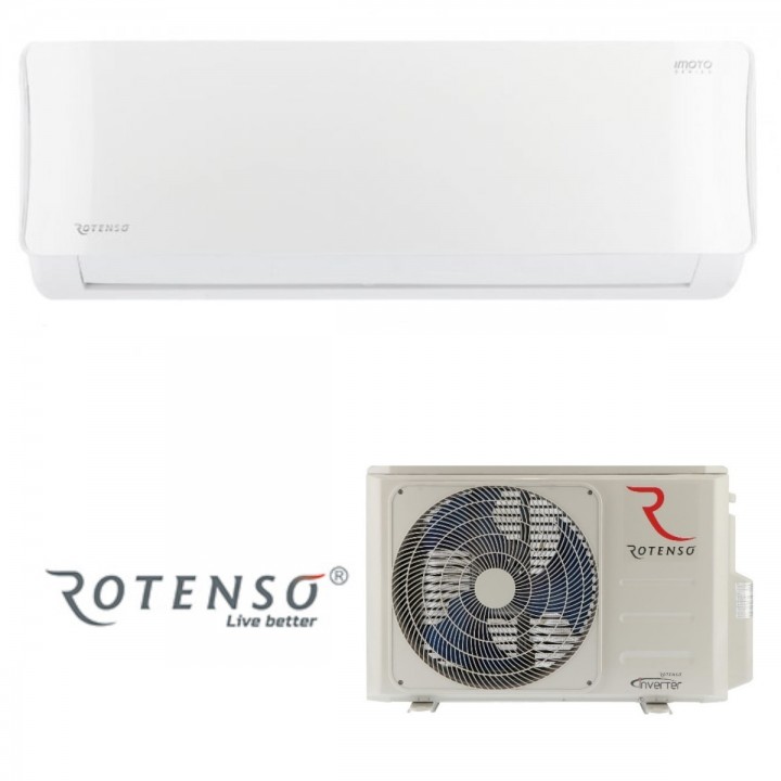 Klimatyzator ścienny Rotenso IMOTO 3.5 kW z montażem do 4mb