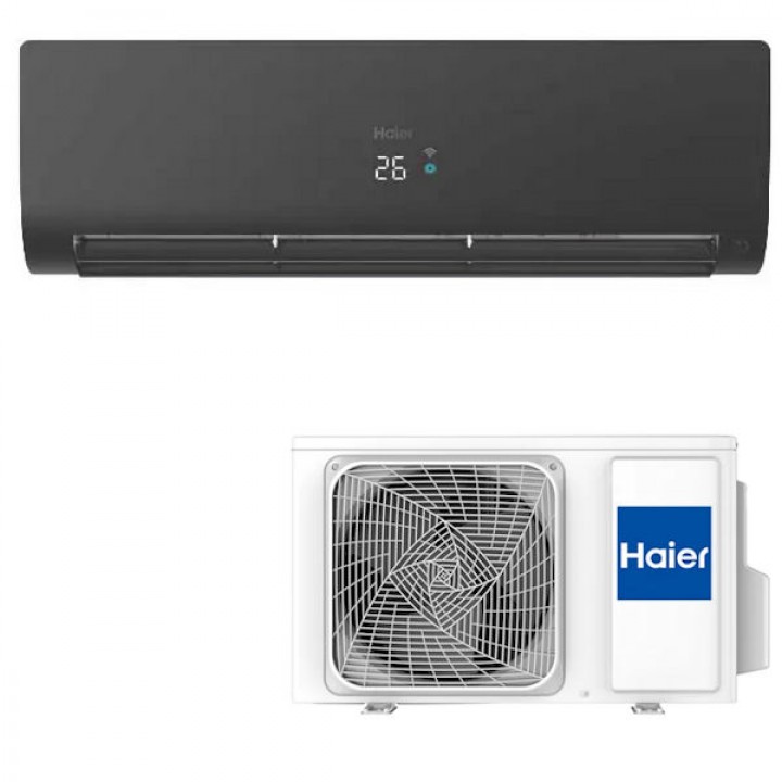 Klimatyzator ścienny Haier FLEXIS Plus czarny mat 2.6 kW z montażem do 4mb