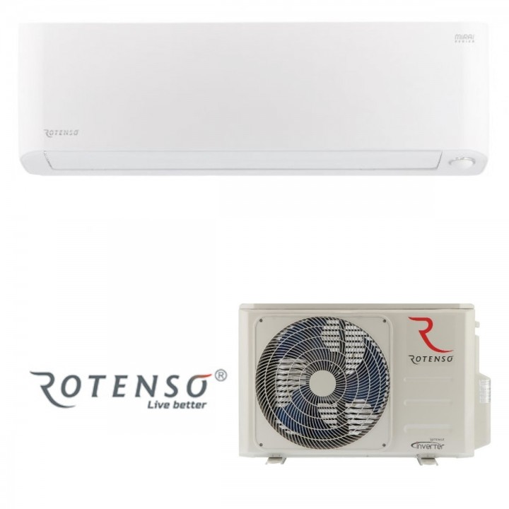 Klimatyzator ścienny Rotenso MIRAI 3.5 kW z montażem do 4mb