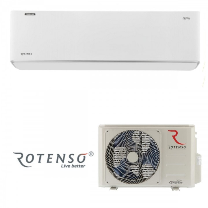 Klimatyzator ścienny Rotenso FRESH 3.6 kW z montażem do 4mb