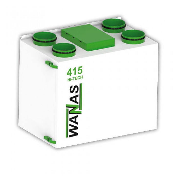 Rekuperator WANAS 415V HI-TECH wraz z podstawowym montażem